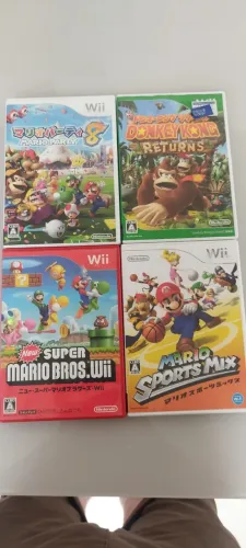 Kit Jogos Originais Nintendo Wii 