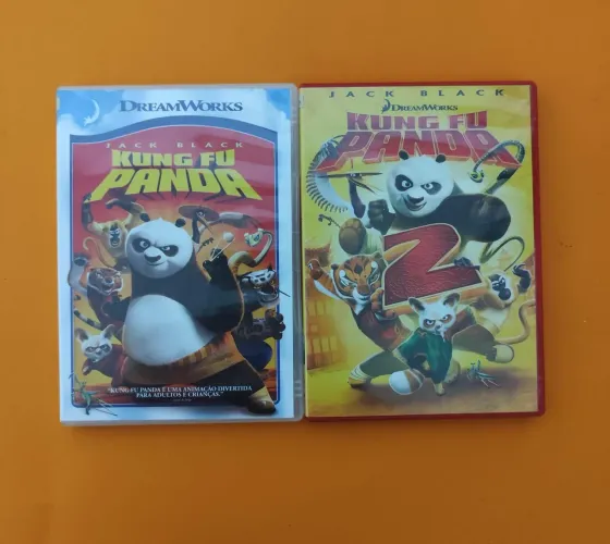 Dvd kung fu panda 1 e 2