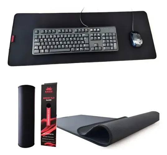 Mouse Pad Knup Kp-s08 80x30cm Para Gaming Preto 