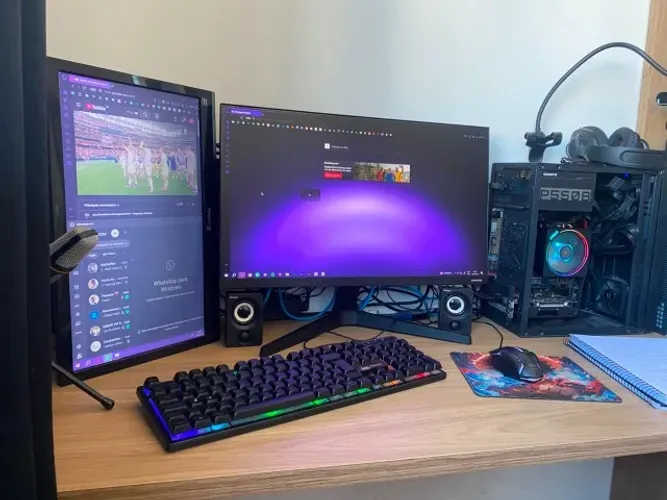 TROCO PC GAMER COMPLETO (INCLUINDO MOUSE I TECLADO I MONITOR)