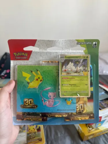 Pokemon Blister Triplo Exeggutor Celebraçao 30 Anos