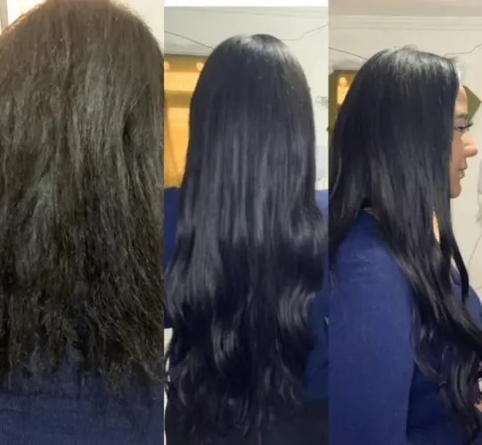 Preciso de modelo pra colocação de mega hair