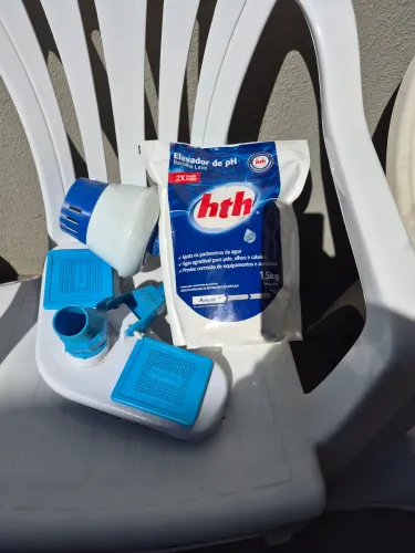 Kit aspirador clorador e hth elevador ph