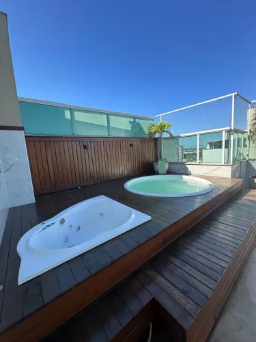 GJB IMÓVEIS ALUGA ESPETACULAR COBERTURA NO RECREIO 4 QUARTOS 1 SUITE 2 VAGAS ENTRAR E MORA
