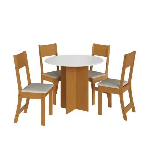 Mesa de jantar 4 cadeiras
