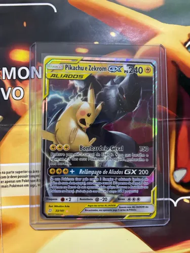 Carta Pikachu e Zekrom GX 33/181