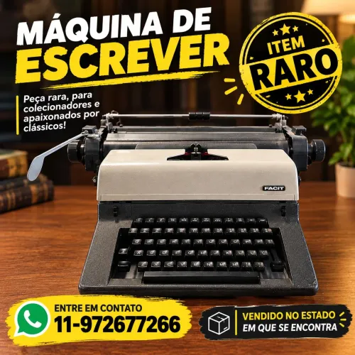 Máquina de escrever antiga