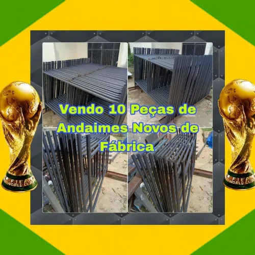 Vende-se 10 Peças de Andaimes Novos 