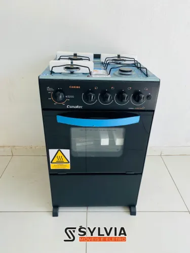 FOGÃO 4 BOCAS CARIBE ESMALTEC 