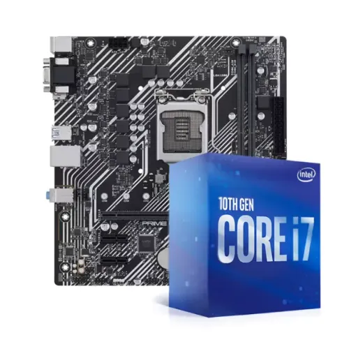 Kit I7 10700 + Placa Mãe Gigabyte H410 + 8gb DDR4