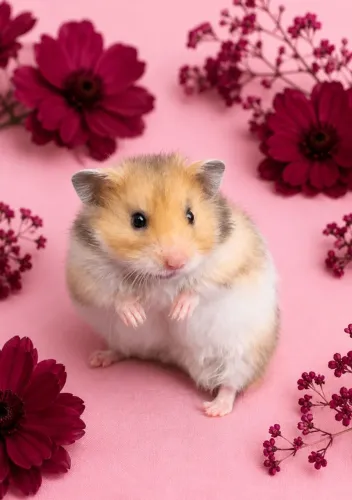 Hamster sírio angorá 