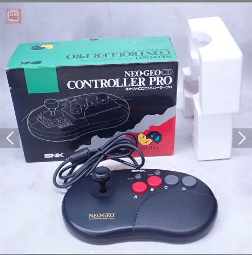Controle neogeo cd na caixa cib