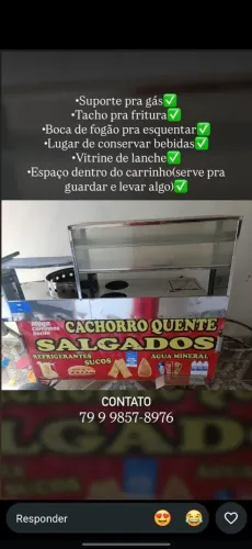 Vendo carrinho de lanche
