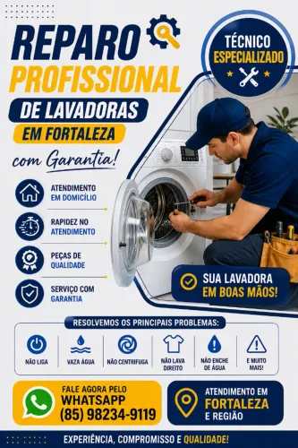 Reparo Profissional de Lavadoras em Fortaleza com Garantia
