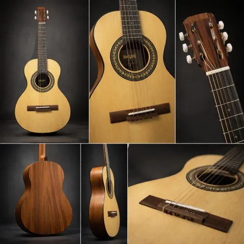 Viola Caipira Rozini RV154 Elétrica - Imbuia Fosco 