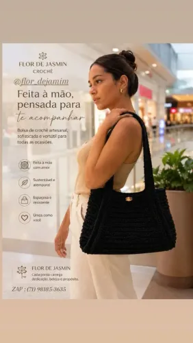 Bolsas de crochê 