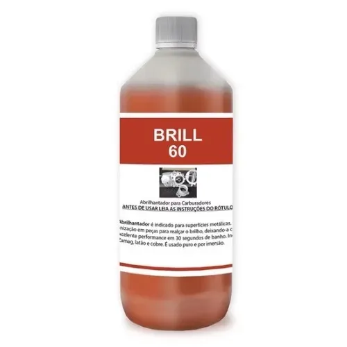 Brilho Abrilhantador Banho Químico Carburador Brill 60 1L