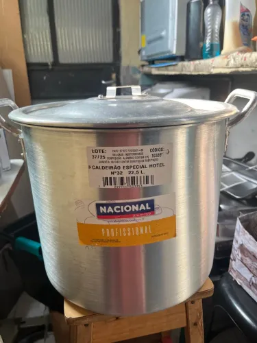 Panela de alumínio grande capacidade 22,500l