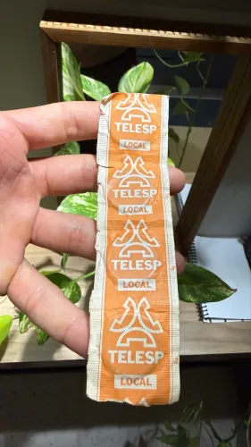 Ficha telefônica de orelhão