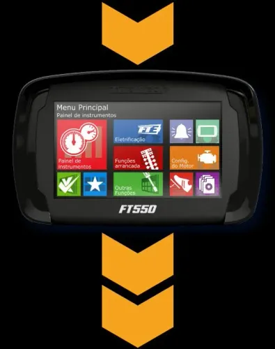 Fueltech FT550 com chicote NOVA