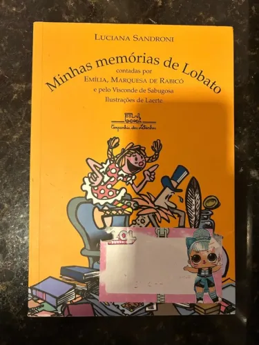 Livro Minha memórias de lobato