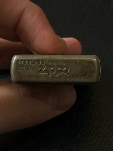 Isqueiro Zippo Sterling Silver (Prata Maciça 925) - Ano 2002