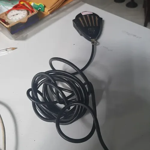 Microfone da marca Wesley Chicago das décadas de 2940/1950 modelo Art Deco