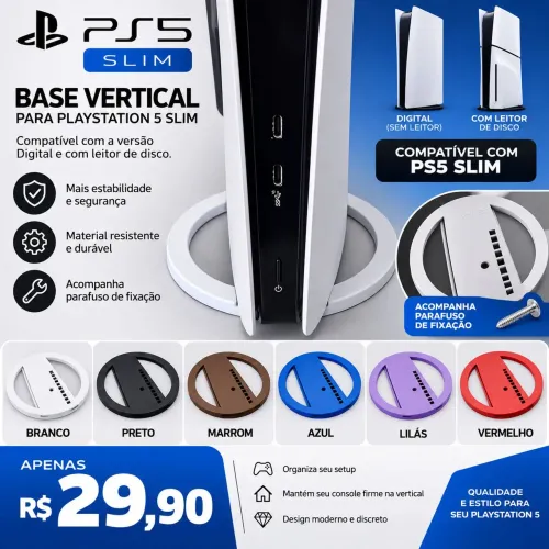 BASE VERTICAL PARA PLAYSTATION 5 SLIM