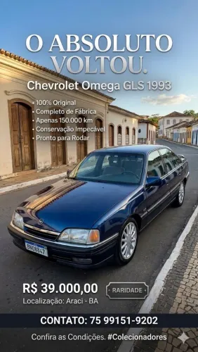 Chevrolet Omega GL 2.0/ 2.2 1994