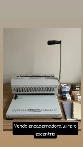 Encadernadora wire-o excentrix 