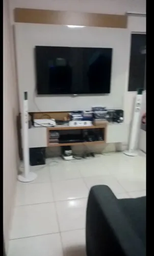 Painel para tv com rack