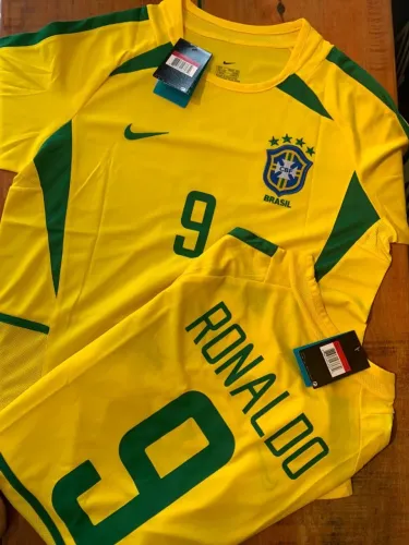 Camisa Brasil Ronaldo Retrô
