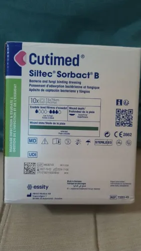 Curativo Cultimed Siltec Sorbact B 7,5x7,5