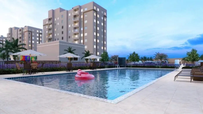 Apartamento para aluguel- Residencial Toulon