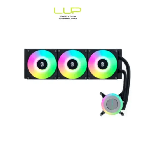 (LOJA FÍSICA) Water Cooler 360mm Lian Li Ga Ii Lite Redragon Edition