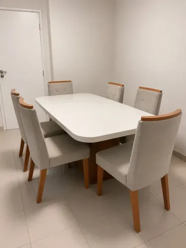 Mesa de jantar 6 cadeiras