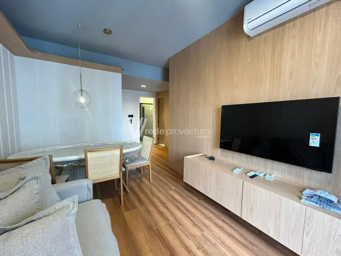 Apartamento mobiliado para alugar no Cambuí