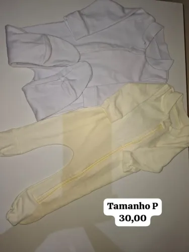 2 Macacão com zíper RN/P