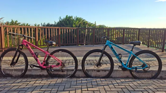 ? 2 Bicicletas Aro 29 Dropp Z3 - Shimano - Estado de Novas - R$ 1.600