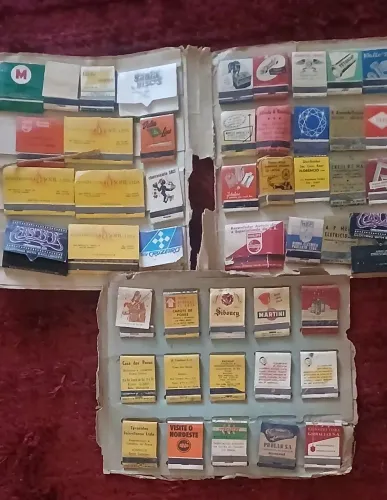 COLEÇÃO DE ANTIGAS CAIXAS DE FOSFOROS/ ANOS 50 E 60.