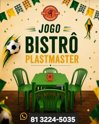Mesa 4 cadeiras Copa