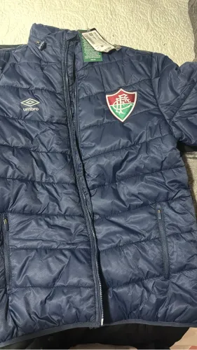 Vendo Parka/ Casaco Fluminense Umbro azul-marinho M com etiqueta