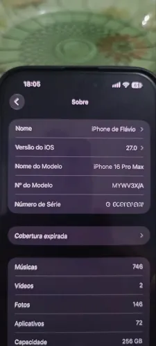 iPhone 16 pro max 256