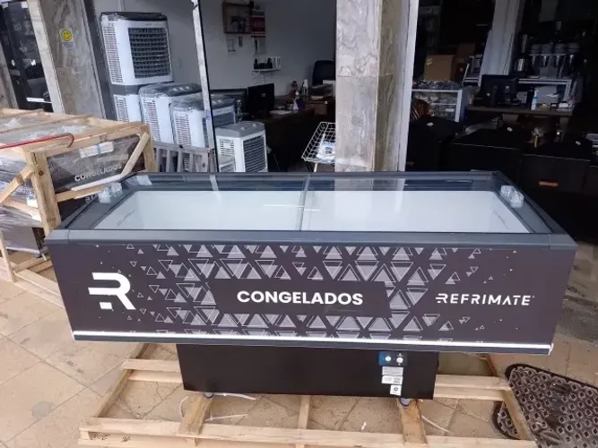 ILHA 2M VIDRO CURVO - REFRIMATE