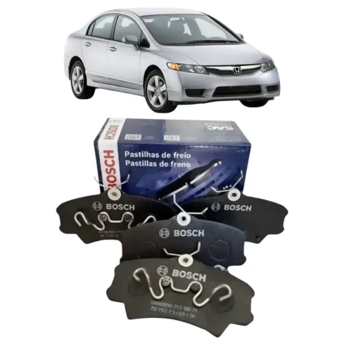 Pastilhas de freios diant Honda New civic 07/11 Bosch