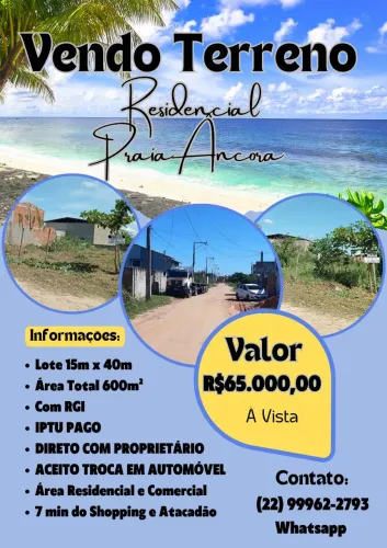 Lote 600m² com RGI