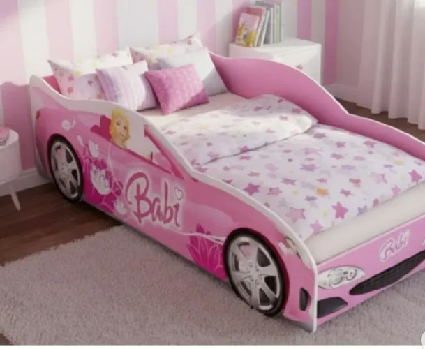 Cama infantil rosa