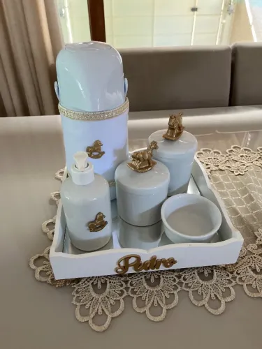 Kit higiene mdf e porcelana