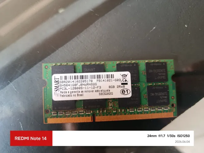 Memória ram DDR3 8GB