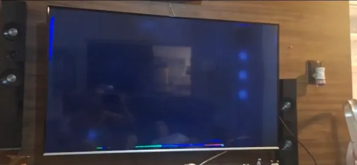 Tv Samsung 48" tela estragada!